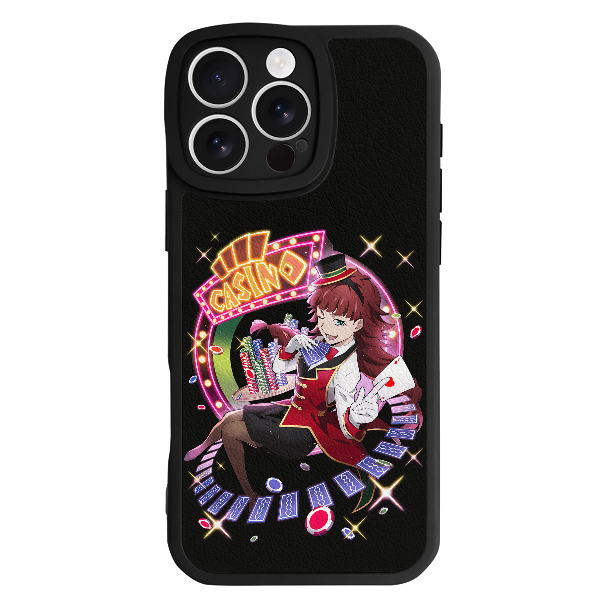 （画像用） 文豪ストレイドッグス Bungo Stray Dogs 【iPhone 16シリーズ対応】シリコンスマホケース（レザー調） 材質：シリコン